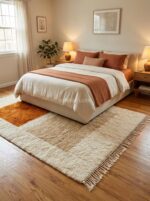 Modern Moroccan Rug - Authentic Beni Ourain Wool Carpet - Image 3