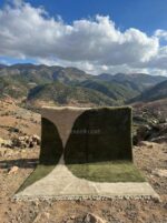 Handmade Beni Rugs – Authentic Moroccan Wool Berber Carpet, Beni Ourain Style Rug - Image 3