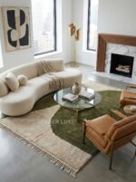 Handmade Beni Rugs – Authentic Moroccan Wool Berber Carpet, Beni Ourain Style Rug - Image 2