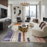 Large Wool Area Rug, Modern Farmhouse Style, Hand Tufted - Image 3