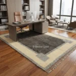 Wool Living Room Rug, Handmade Wool Area Rug, Moroccan Wool Carpet, - Image 2
