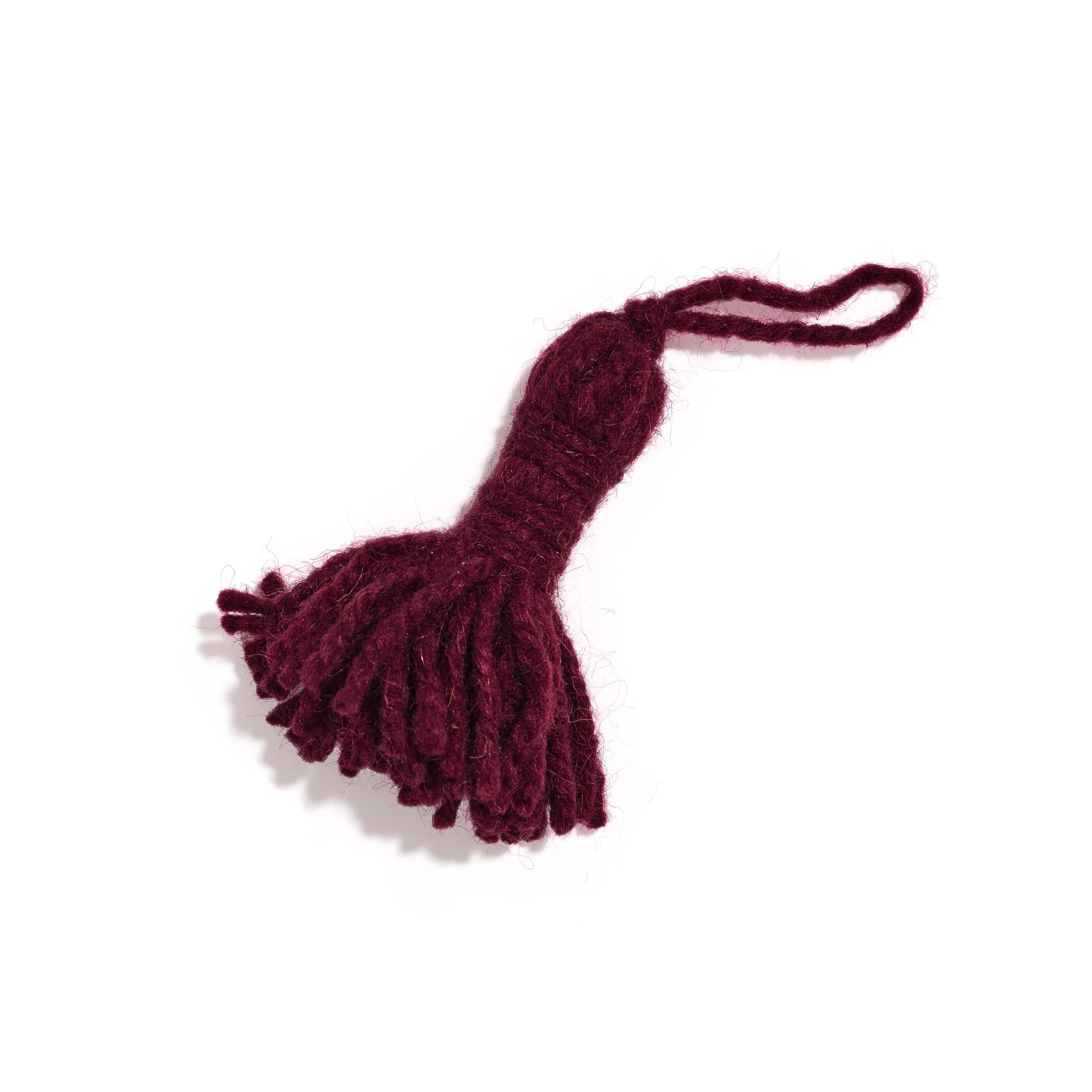 Burgundy Wool Sample Burgundy Wool Sample