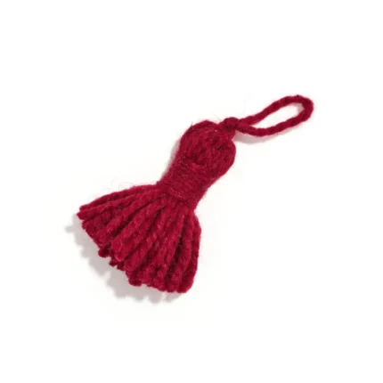 Deep Red Wool Sample
